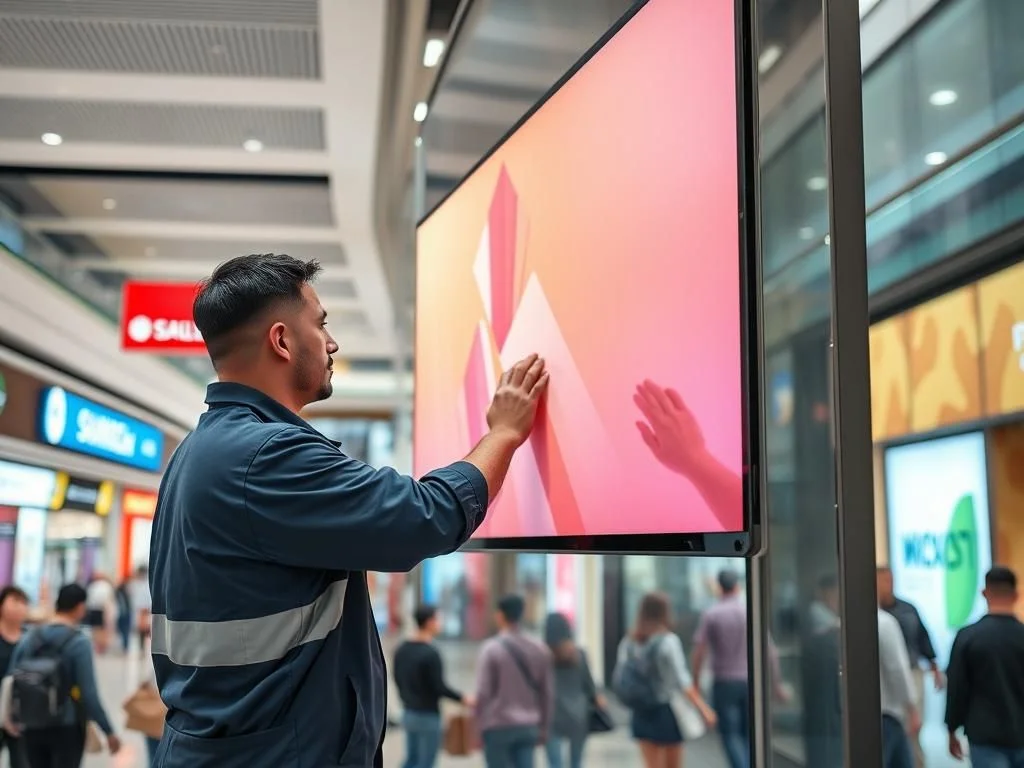 digital signage maintenance